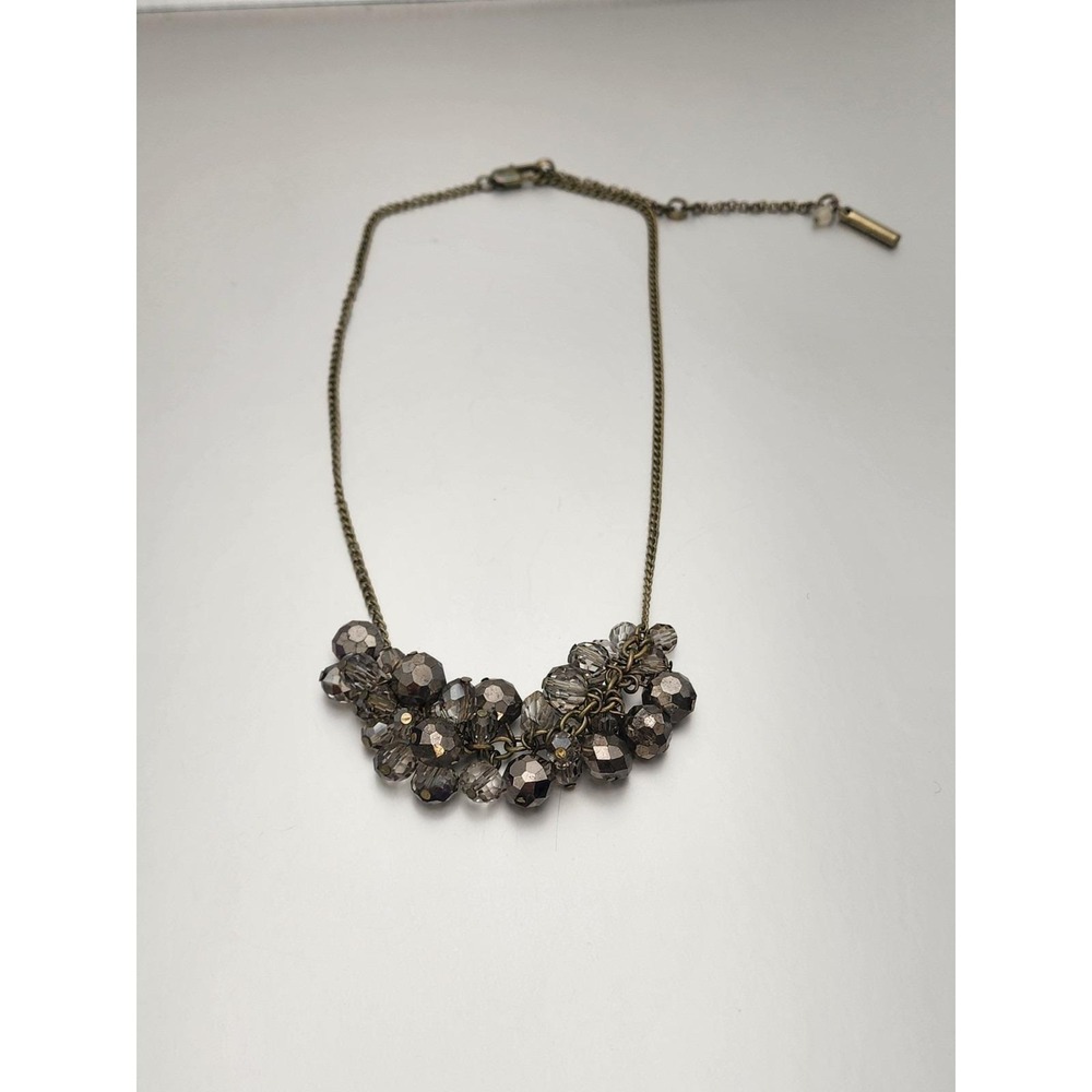 Vtg KENNETH COLE REACTION Signed Necklace Smokey Faceted Beads FREE $HIPPING!! - Picture 8 of 10